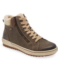 Remonte - Maditta 70 Faux Shearling Trim Sneaker - Lyst