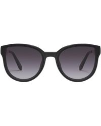Quay - Date Night 54mm Round Sunglasses - Lyst