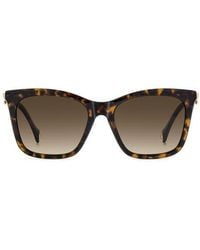 Carolina Herrera - Her 55Mm Gradient Rectangular Sunglasses - Lyst