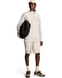 Lyle & Scott - Loopback Quarter Zip Sweat - Lyst