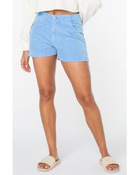 Roxy - Throwback Corduroy Shorts - Lyst