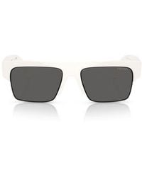 Prada - 55Mm Rectangular Sunglasses - Lyst