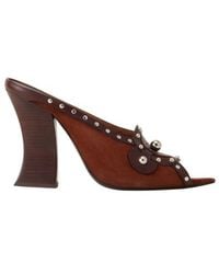 Lanvin - Eclipse Arch Heeled Mule - Lyst