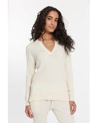LEIMERE - Cabo Split Neck Top - Lyst