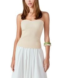 Endless Rose - Strapless Rib Top - Lyst