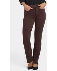 NYDJ - Marilyn High Waist Straight Leg Jeans - Lyst