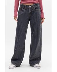 BDG - Kayla Stripe Wide Leg Jeans - Lyst