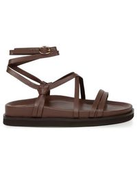 Bobbies - Salina Flat Sandals - Lyst