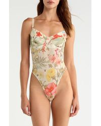 Kilo Brava - Underwire Mesh Bodysuit - Lyst