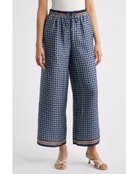 Halogen® - Relaxed Drawstring Satin Pants - Lyst