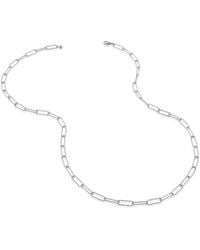 Monica Vinader - Alta Textured Chain Link Necklace - Lyst