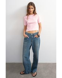TOPSHOP - Shrunken Everyday Tee - Lyst