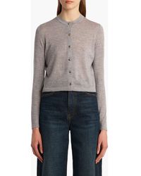 KHAITE - Brieta Merino Wool Blend Cardigan - Lyst
