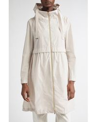 Herno - Techno Taffeta A-Line Parka - Lyst