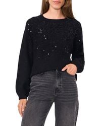 Vince Camuto - Sequin Crewneck Sweater - Lyst