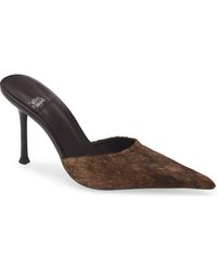 Jeffrey Campbell - Robyn Genuine Calf Hair Pointed Toe Mule - Lyst
