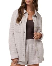 Travis Mathew - Coastal Quilted Shacket - Lyst