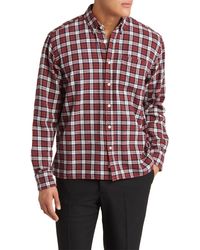 Forét - Hornet Plaid Organic Cotton Flannel Button-down Shirt - Lyst