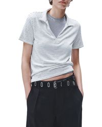 Rag & Bone - Stripe Polo Shirt - Lyst