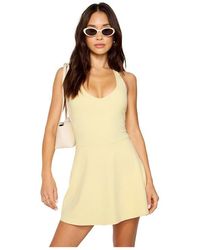 Fabletics - Pureluxe Halter Mini Dress - Lyst