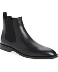 BOSS - Derrek Plain Toe Chelsea Boot - Lyst