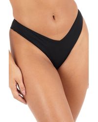 Hurley - V-Front Skimpy Bikini Bottoms - Lyst