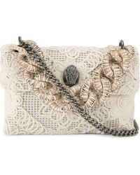 Kurt Geiger - Medium Kensington Flower Lace Convertible Shoulder Bag - Lyst