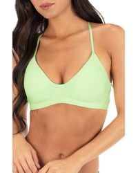 Hurley - Racerback Bikini Top - Lyst