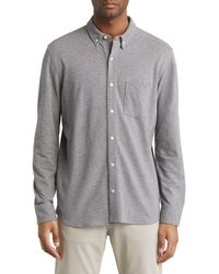 Johnston & Murphy - Xc Flex Birdseye Cotton Button-down Shirt - Lyst