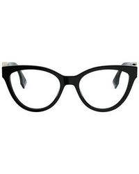 Fendi - Ff Diamonds 54Mm Cat Eye Optical Glasses - Lyst