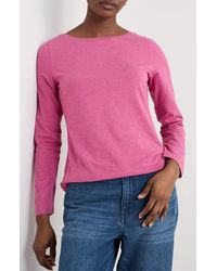 Seasalt Cornwall - Easel Long Sleeve Stretch Organic Cotton Top - Lyst