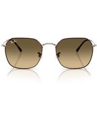 Ray-Ban - 55Mm Gradient Geometric Sunglasses - Lyst