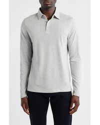 Robert Barakett - Monolif Stripe Long Sleeve Polo - Lyst