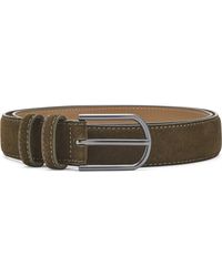 Mango - Suede Belt - Lyst