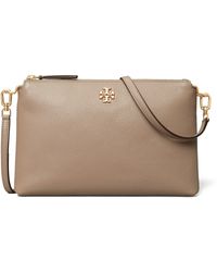 Leather crossbody bag Tory Burch Multicolour in Leather - 32745793