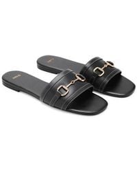 Mango - Buckle Slide Sandal - Lyst