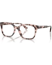 Ralph - 55Mm Rectangle Optical Glasses - Lyst