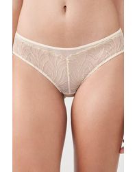 Etam - Envolee Lace & Satin Hipster Panties - Lyst