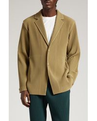 Homme Plissé Issey Miyake - Tailored Pleats Single Breasted Blazer - Lyst