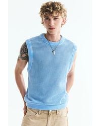 H&M - Regular-Fit Open-Knit Sweater Vest - Lyst