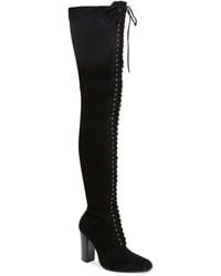 Jeffrey Campbell - Olianna Wingtip Over The Knee Boot - Lyst