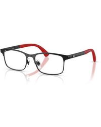 Ray-Ban - 46Mm Rectangle Optical Glasses - Lyst