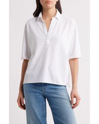 Frank & Eileen - Patty Short Sleeve Henley - Lyst