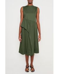 The Lulo Project - The Bloodline Ruffle Sleeveless Midi Dress - Lyst
