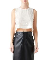 Grey Lab - Sequin Crop Top - Lyst