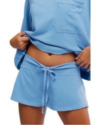 Free People - Staycation Sleep Drawstrings Shorts - Lyst