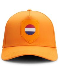 BOSS - Poulin Lux Flag Patch Adjustable Baseball Cap - Lyst