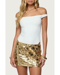 Edikted - Bryony Off The Shoulder Bodysuit - Lyst