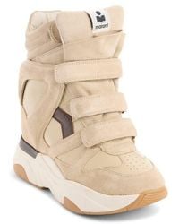 Isabel Marant - Balskee Hidden Wedge High Top Sneaker - Lyst