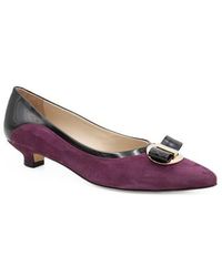 Amalfi by Rangoni - Ariete Pointed Toe Kitten Heel Pump - Lyst